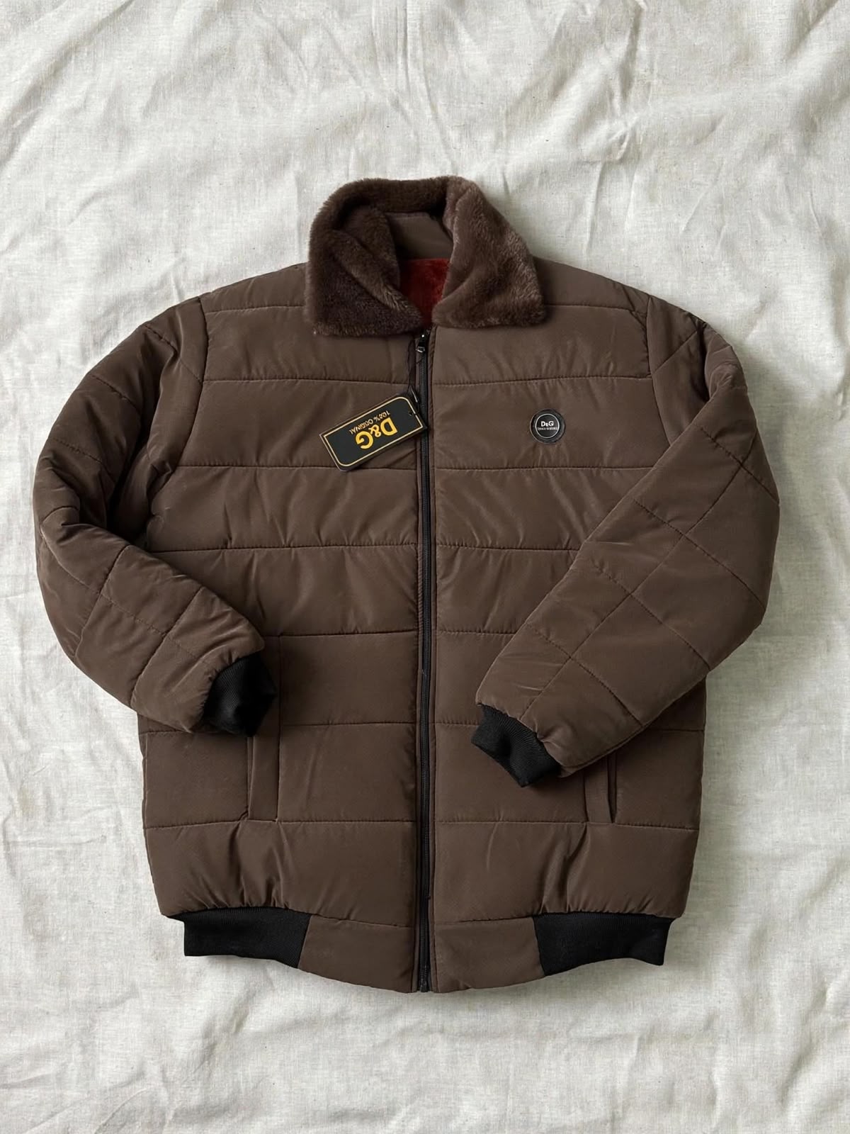 Fur Collar Puffer Bomber