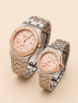 SNILLE Rose Gold Couple Watch Set