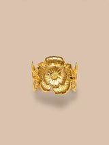 Blossom Garden Gold Statement Ring