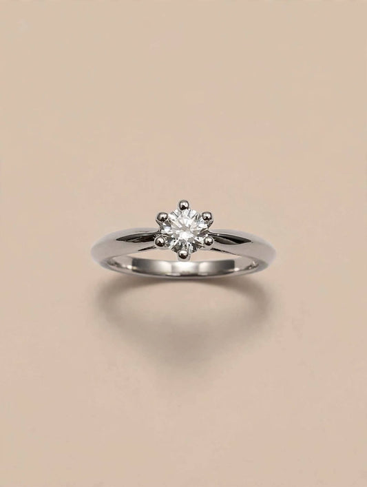 Classic Six-Prong Solitaire Ring