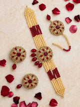Ruby Pearl Choker Set