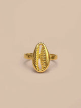 Cowrie Shell Gold Ring