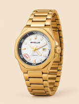 SNILLE Luxury Gold Octagonal Men's Watch