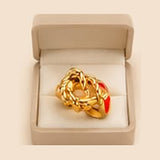 Twisted Rope Knot Ring