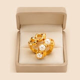 Pearl Cluster Ring