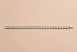 Silver Crystal Tennis Bracelet