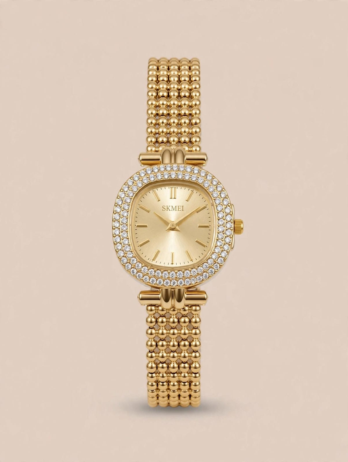 SKMEI Golden Crystal Women's Watch