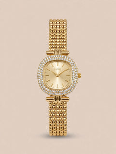 SKMEI Golden Crystal Women's Watch
